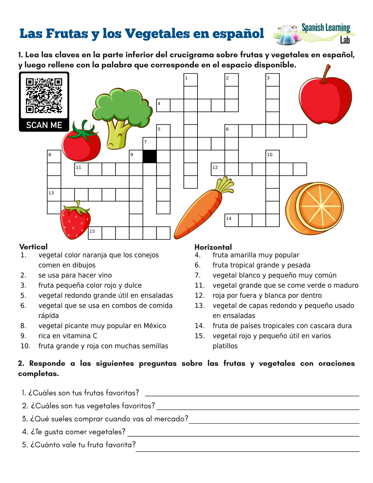 Spanish And English Language Learning Downloadable PDF Worksheets Kinder First Grade And Home School Etsy