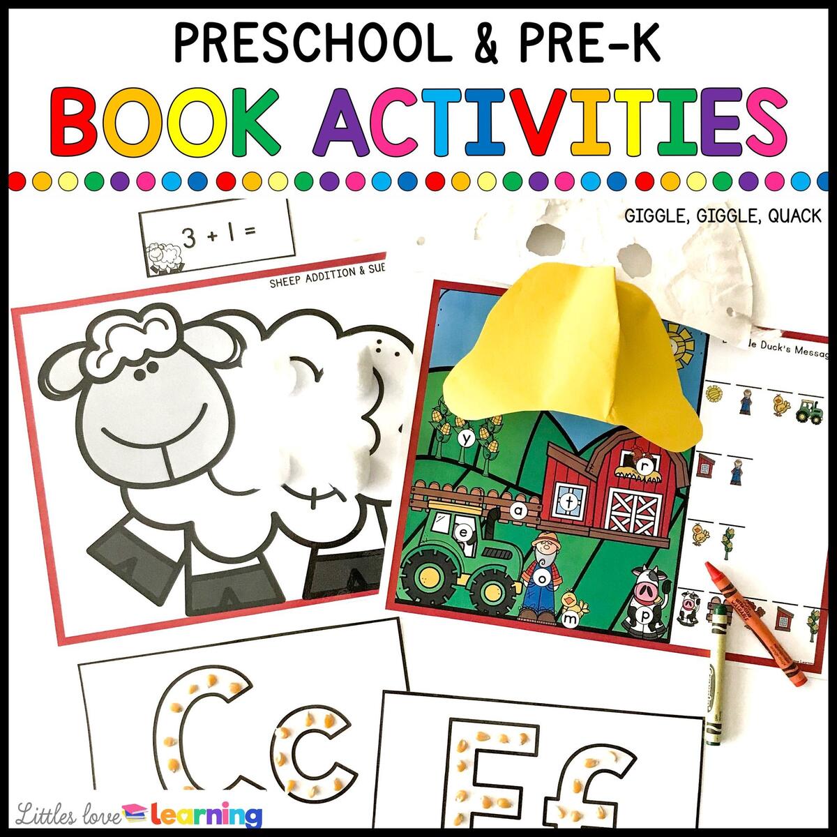 Giggle Giggle Quack Farm Themed Activities For Preschool And Pre K