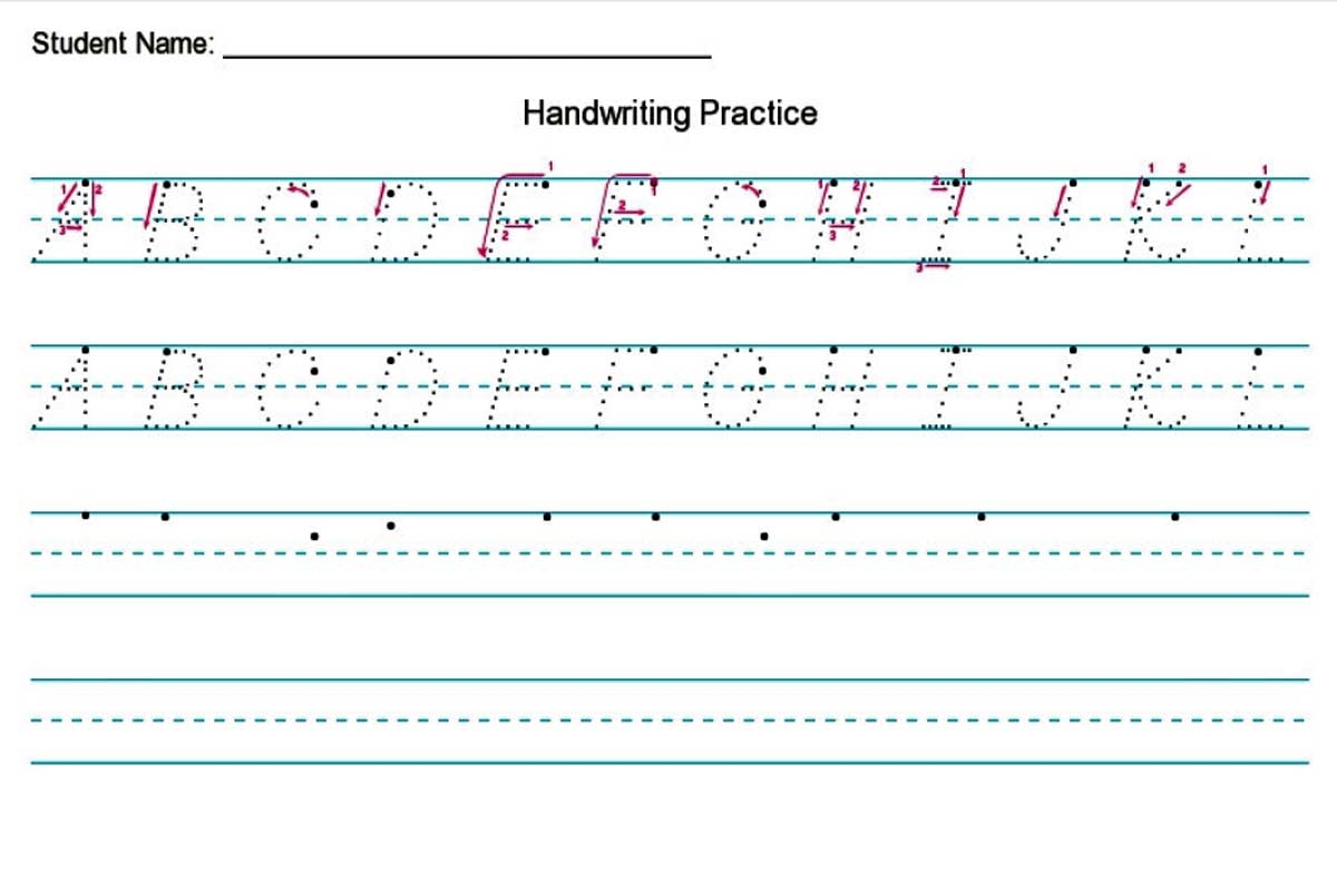 Handwriting Worksheet Creator Free DIY Homeschooler Free Printable Customizable English Worksheet Templates Canva
