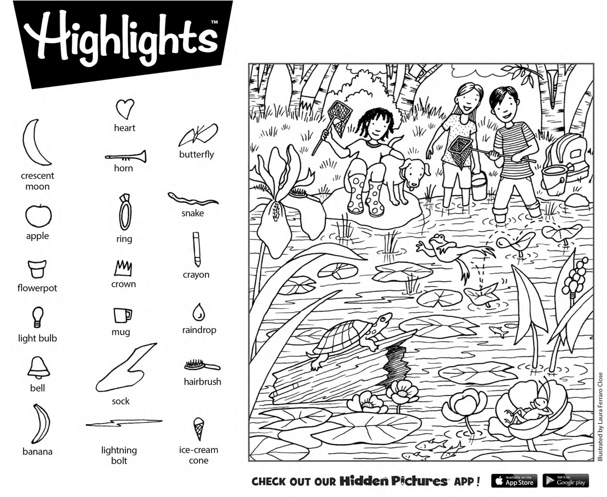 Highlights For Children Wheres The Solve This Hidden Worksheets Library