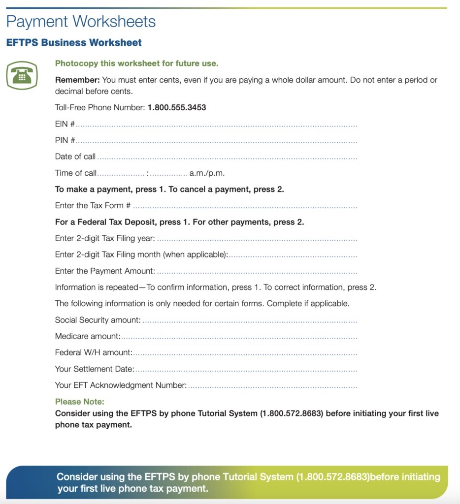 How Do I Use The Electronic Federal Tax Payment System EFTPS Gusto