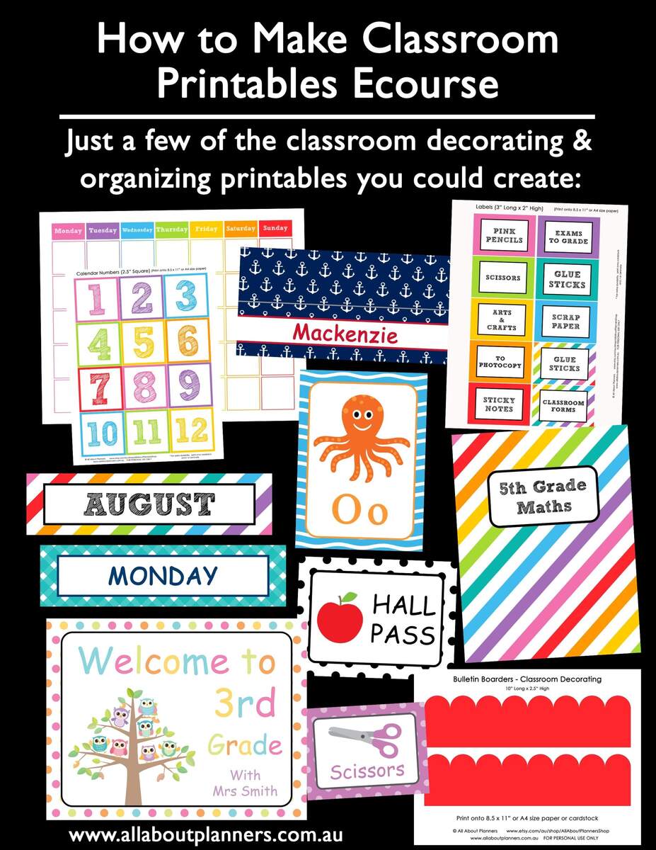 How To Make Classroom Printables Build A Bigger Online Business Teacher S Day Worksheet Free Printable Digital PDF