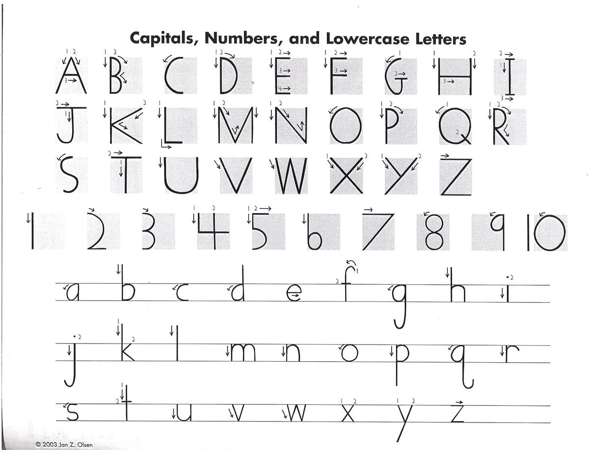 Handwriting Without Tears Preschool 10 Free PDF Printables Printablee