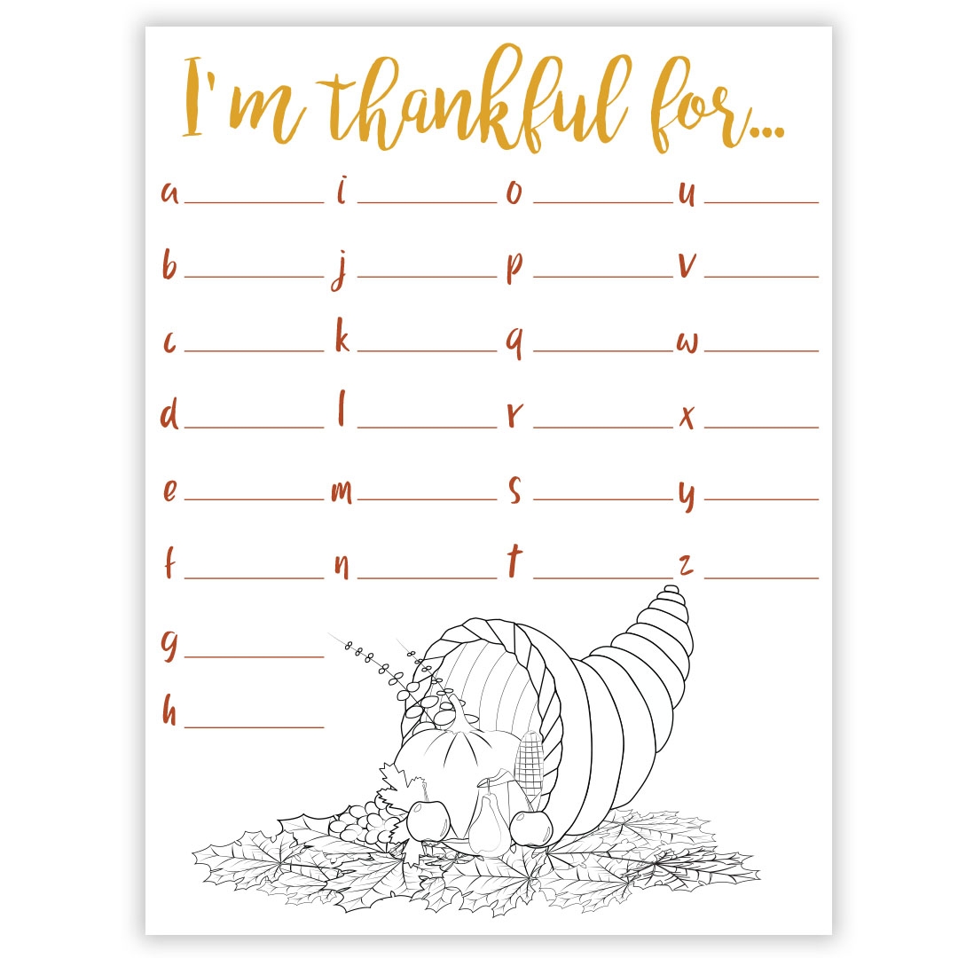 I M Thankful For Gratitude Worksheet Digital Download Free Thanksgiving I Am Thankful For Printable Fox Farm Home
