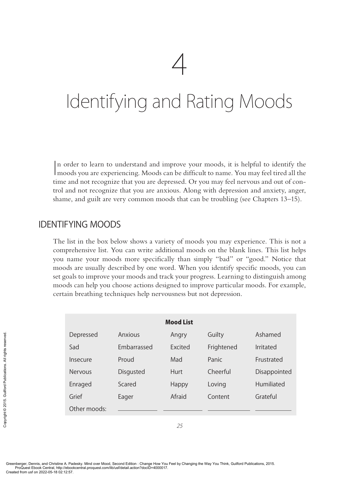 Identifying And Rating Moods A Psychology Guide Identifying And Rating Moods A Psychology Guide
