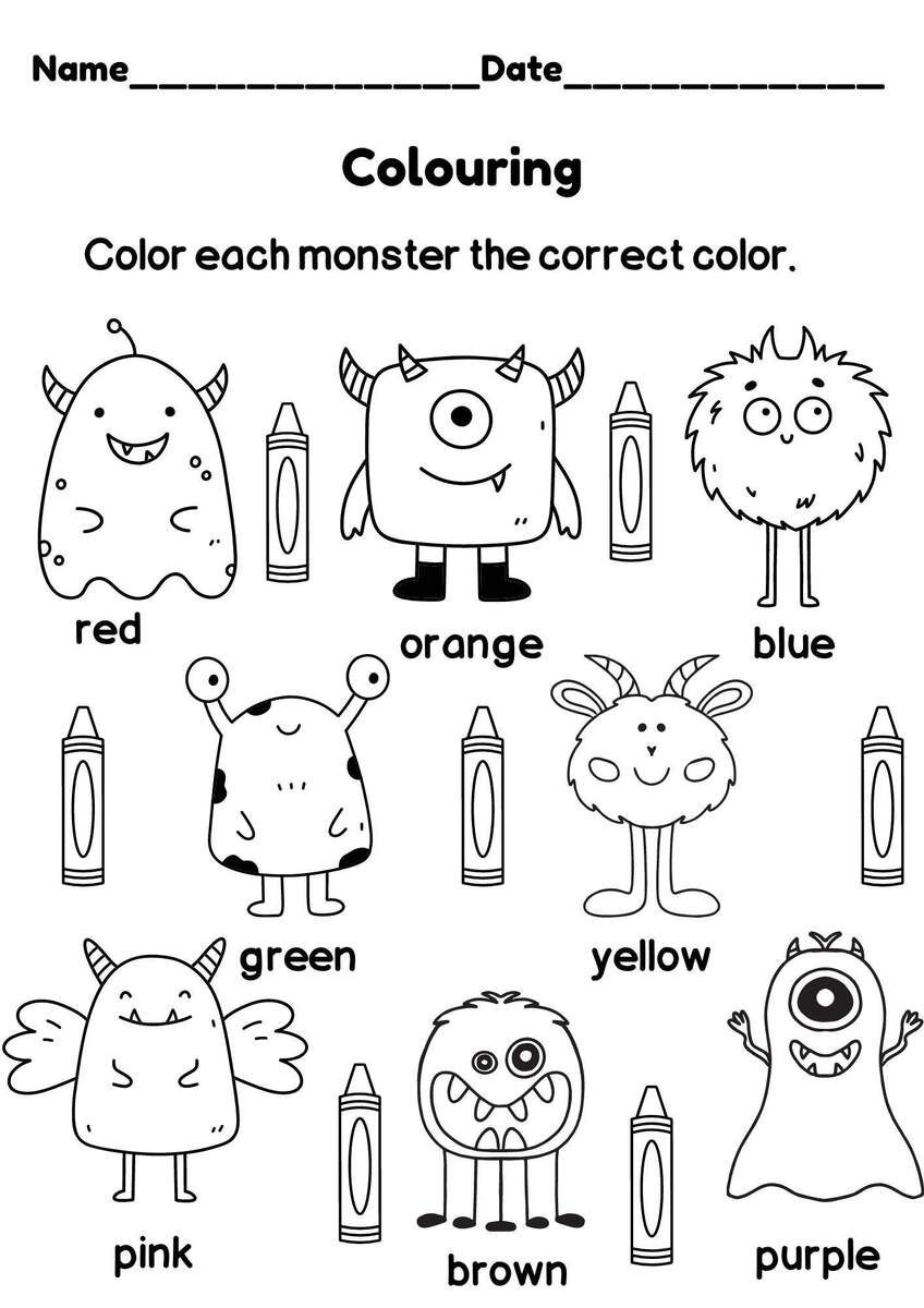 Kindergarten Morning Worksheets