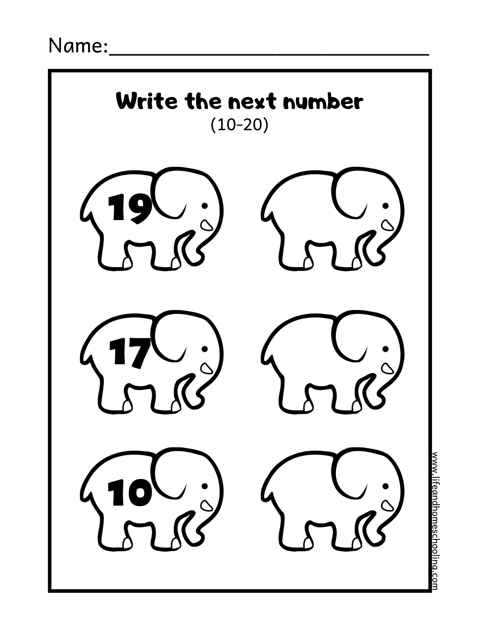 Kindergarten Write The Missing Numbers 11 20 Made By Teachers Kindergarten Write The Missing Numbers 11 20 Made By Teachers