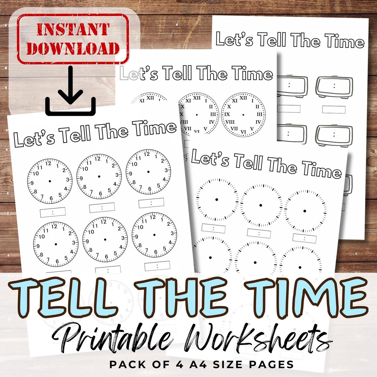 Learn To TELL THE TIME Educational Activity For Kids Digital Analogue Printable Fun Worksheets School Kids Club Youth Group Homeschool Etsy Israel Learn To TELL THE TIME Educational Activity For Kids Digital Analogue Printable Fun Worksheets School Kids Club Youth Group Homeschool Etsy Israel