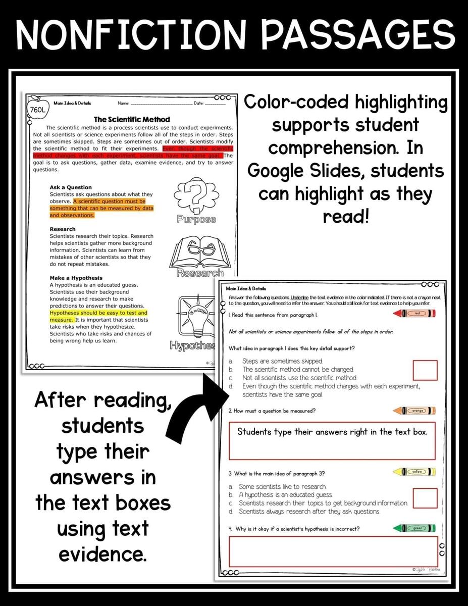 Main Idea Worksheets Printable Main Idea Practice Worksheets