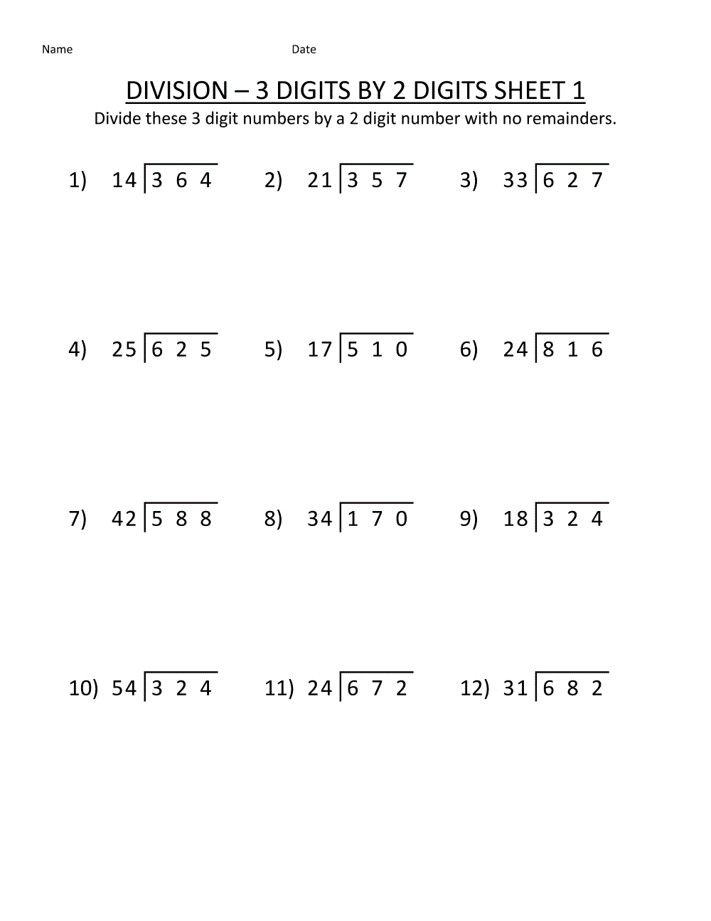Math Worksheets For Grade 6 K5 Worksheets Division Worksheets Problems Free Printable Math Drills Free Printables Lettering SVG Files Tools Apps