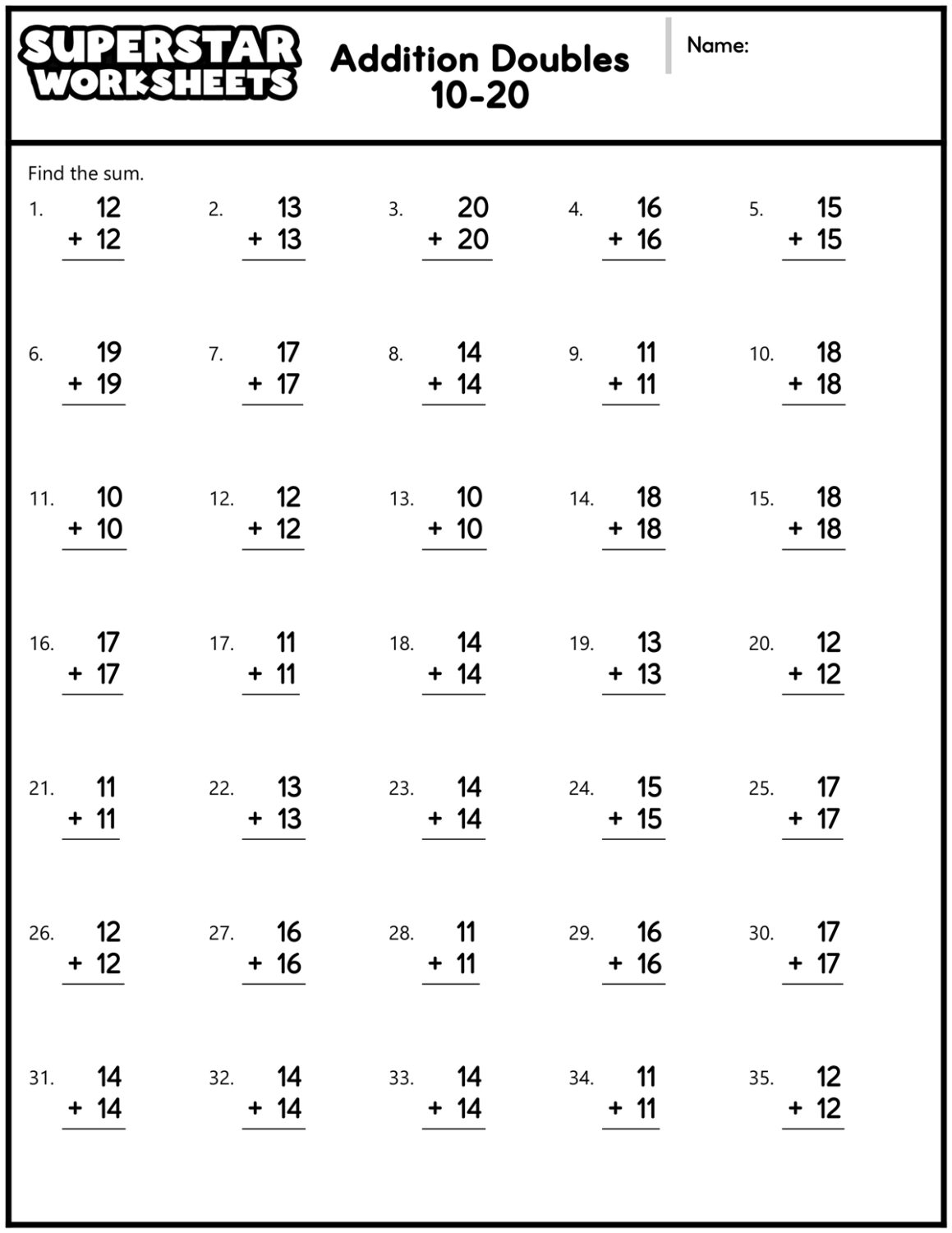 Math Worksheets Superstar Worksheets Multiplication Worksheets One Digit Math Drills Free Printables Lettering SVG Files Tools Apps