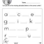 Missing Letter Worksheets Free Printables Doozy Moo