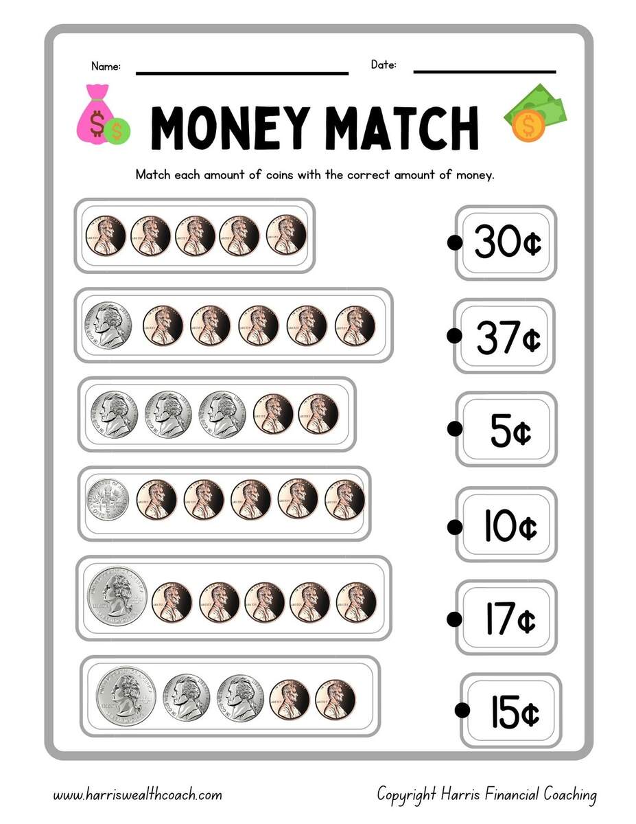 Money Counting Worksheets 1st 3rd Grade Math Printable Digital Download Etsy Money Counting Worksheets 1st 3rd Grade Math Printable Digital Download Etsy