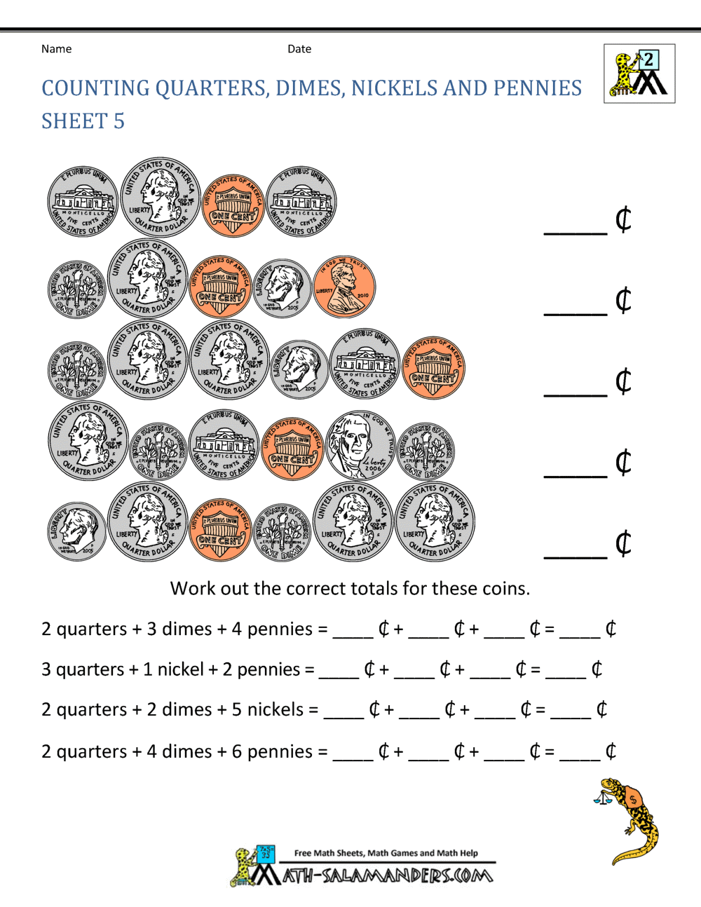 Money Worksheets For 2nd Grade Money Worksheets Free Printables Superstar Worksheets