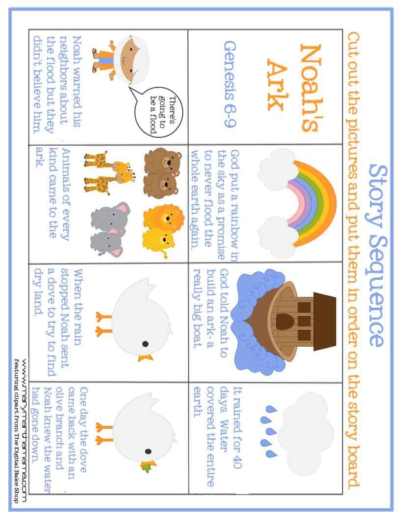 Noah S Ark Coloring Pages Mamas Learning Corner