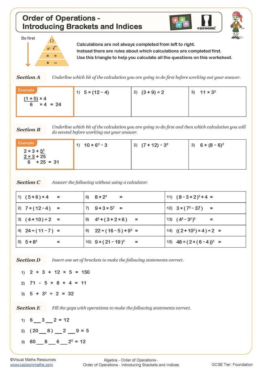 Order Of Operations Multiplication Division Addition And Subtraction Worksheet Fun And Engaging PDF Worksheets Order Of Operations Multiplication Division Addition And Subtraction Worksheet Fun And Engaging PDF Worksheets
