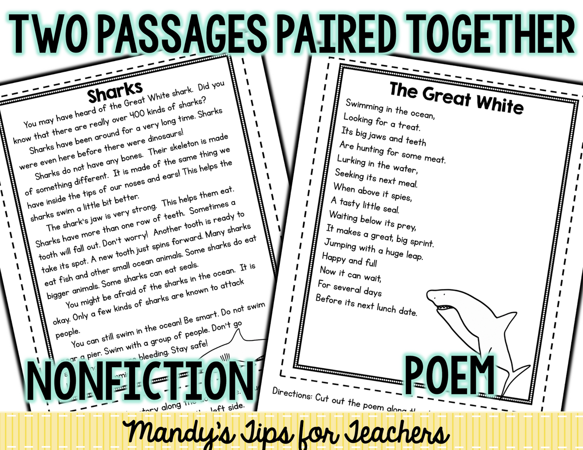 Paired Reading Passages FREEBIE Mandy S Tips For Teachers Paired Reading Passages FREEBIE Mandy S Tips For Teachers