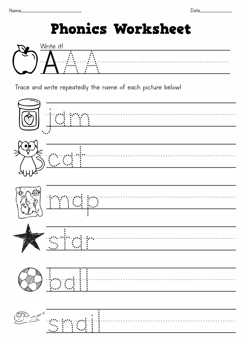Phonics Worksheets Superstar Worksheets
