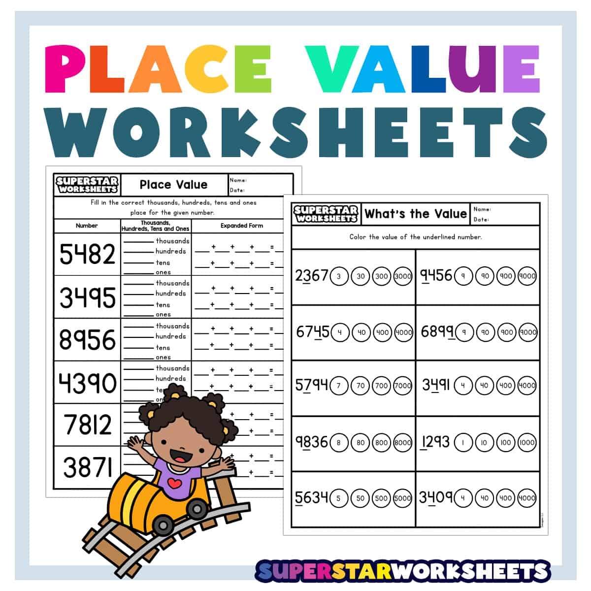 Place Value Worksheets Superstar Worksheets Hands On Place Value Ashleigh S Education Journey