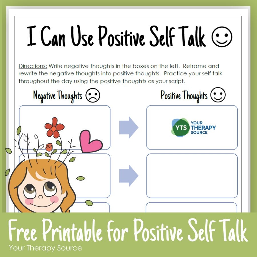 16 Positive Self Talk Worksheets Free PDF At Worksheeto
