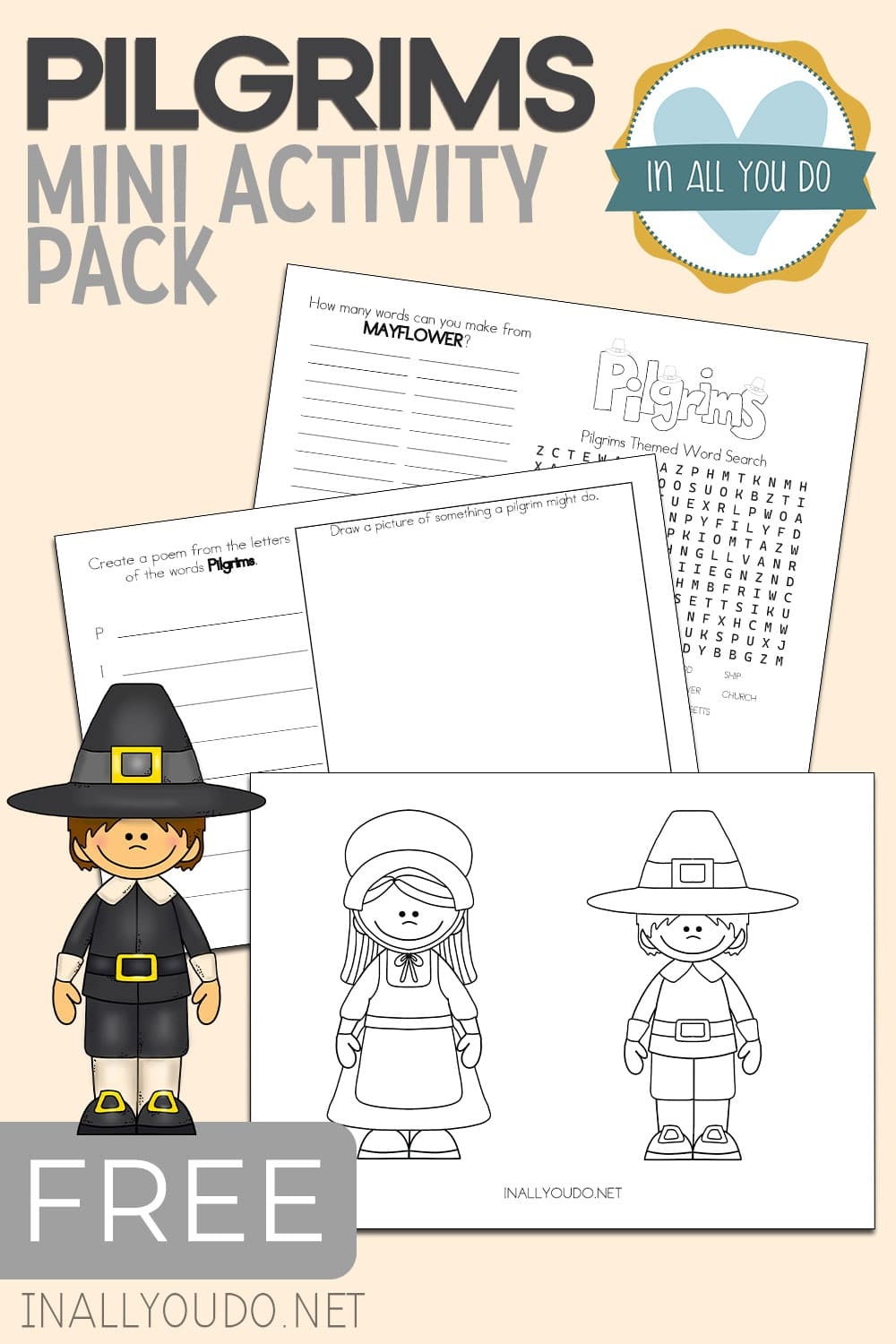 Practical Ideas For Teaching About Pilgrims And The First Thanksgiving In All You Do