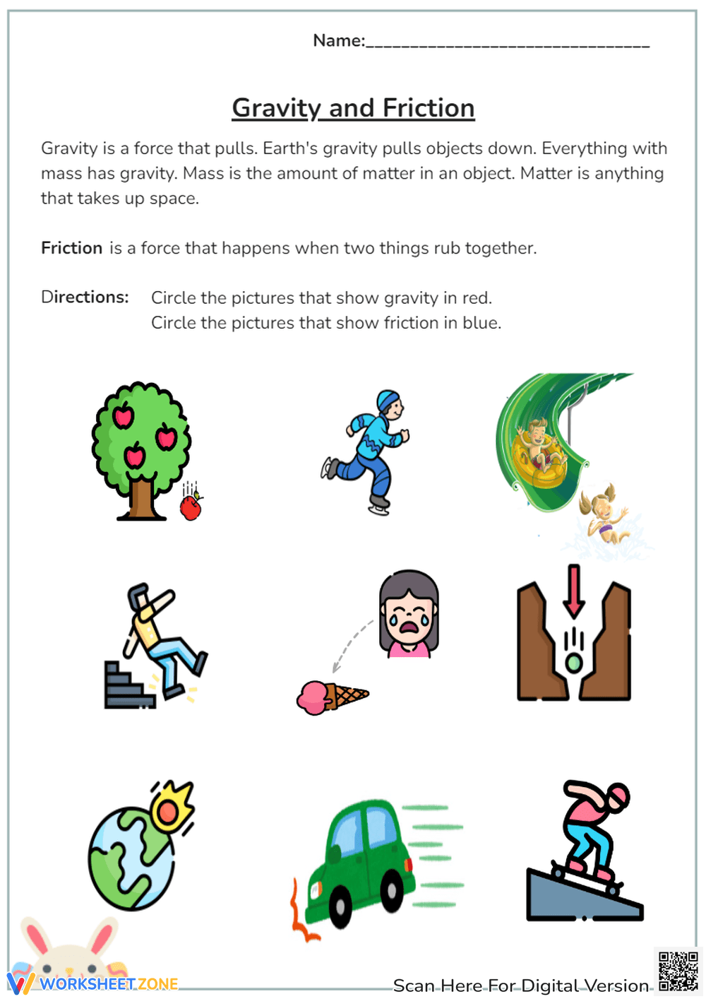 Printable 3rd Grade Gravity Worksheets Printable 3rd Grade Gravity Worksheets