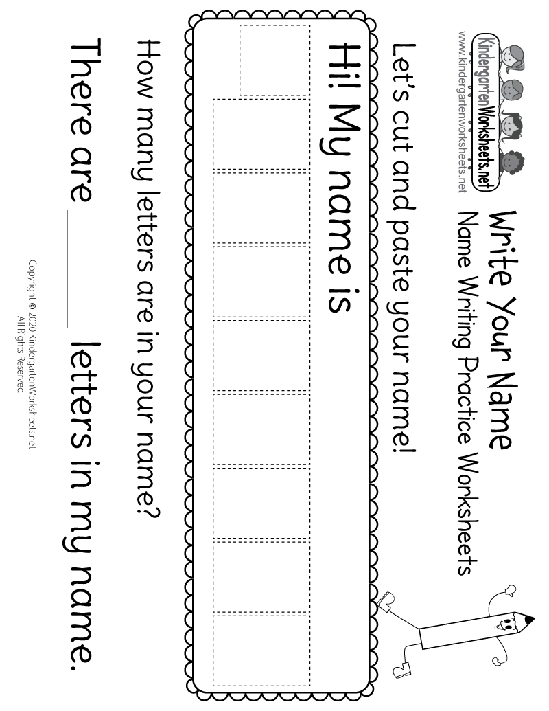 Kindergarten Easter Name Tracing Worksheets Printable