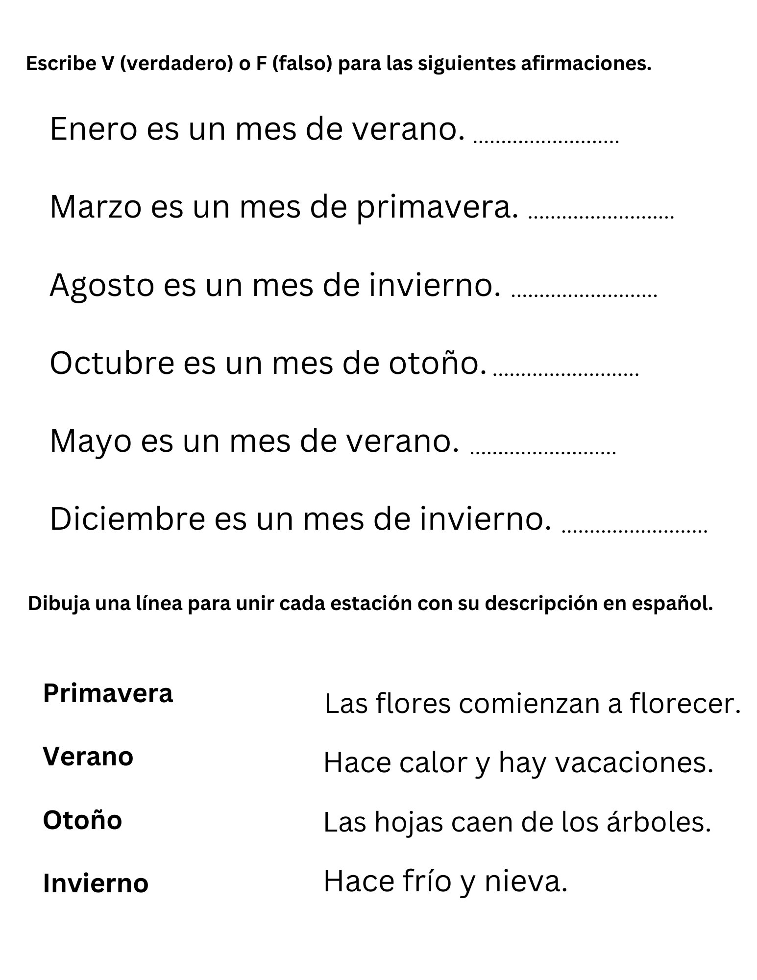 Reading Comprehension Worksheets In Spanish Srta Spanish