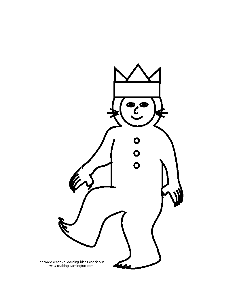 Printable Where The Wild Things Are Characters Printable Party Favors Printable Where The Wild Things Are Characters Printable Party Favors