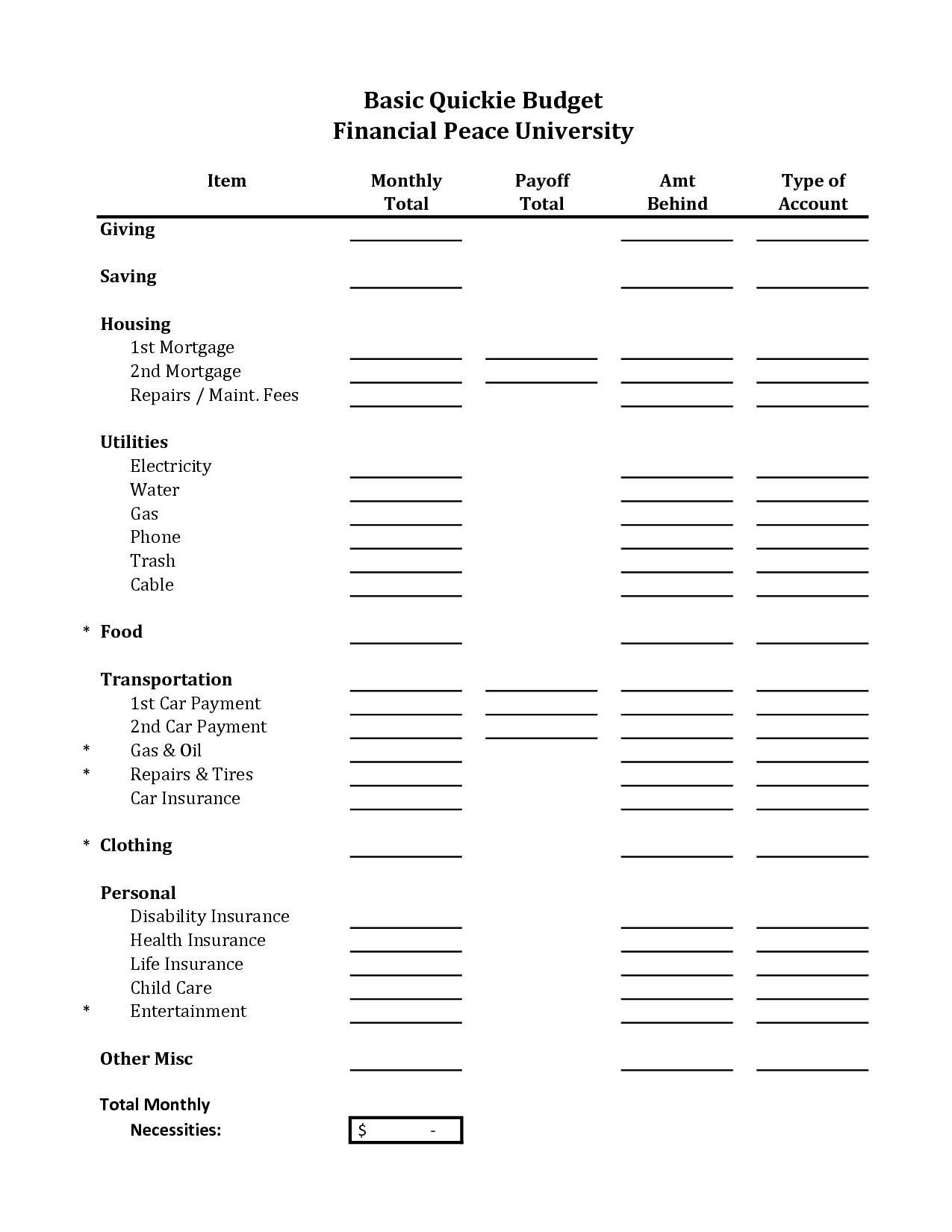 Free Debt Snowball Printable Worksheets Simplistically Living
