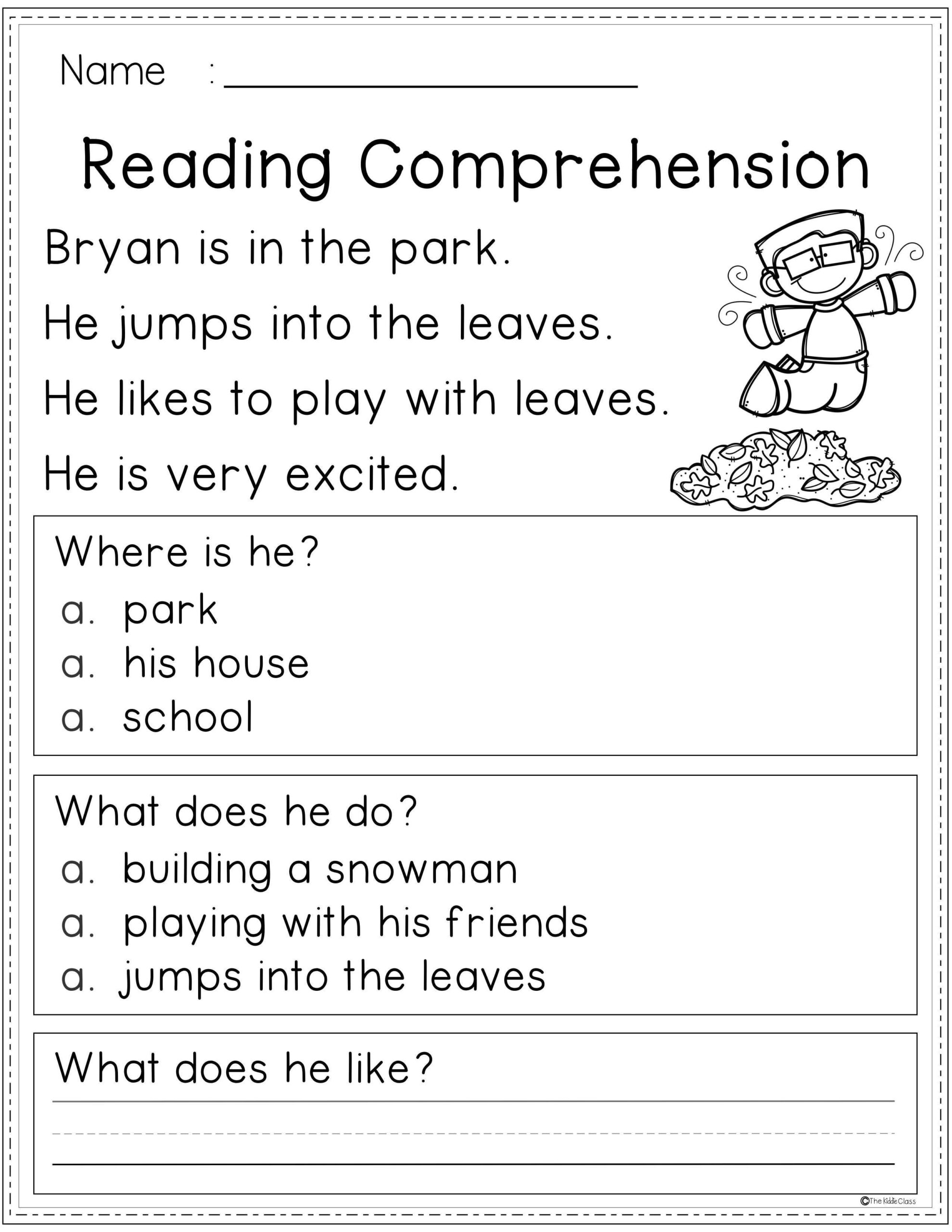 Reading Comprehension Printable Worksheet First Grade Worksheets Library Reading Comprehension Printable Worksheet First Grade Worksheets Library