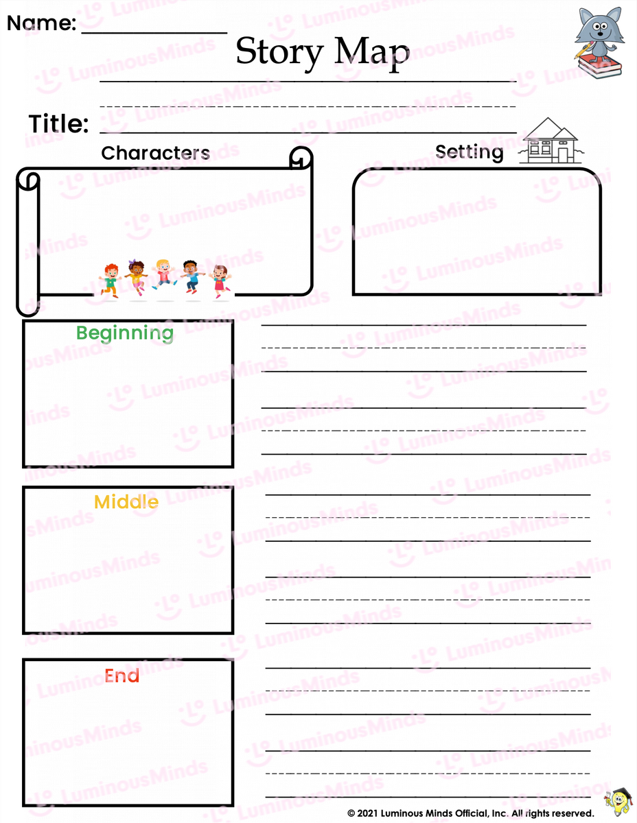 Graphic Organizers Worksheets Story Map Graphic Organizers Worksheet