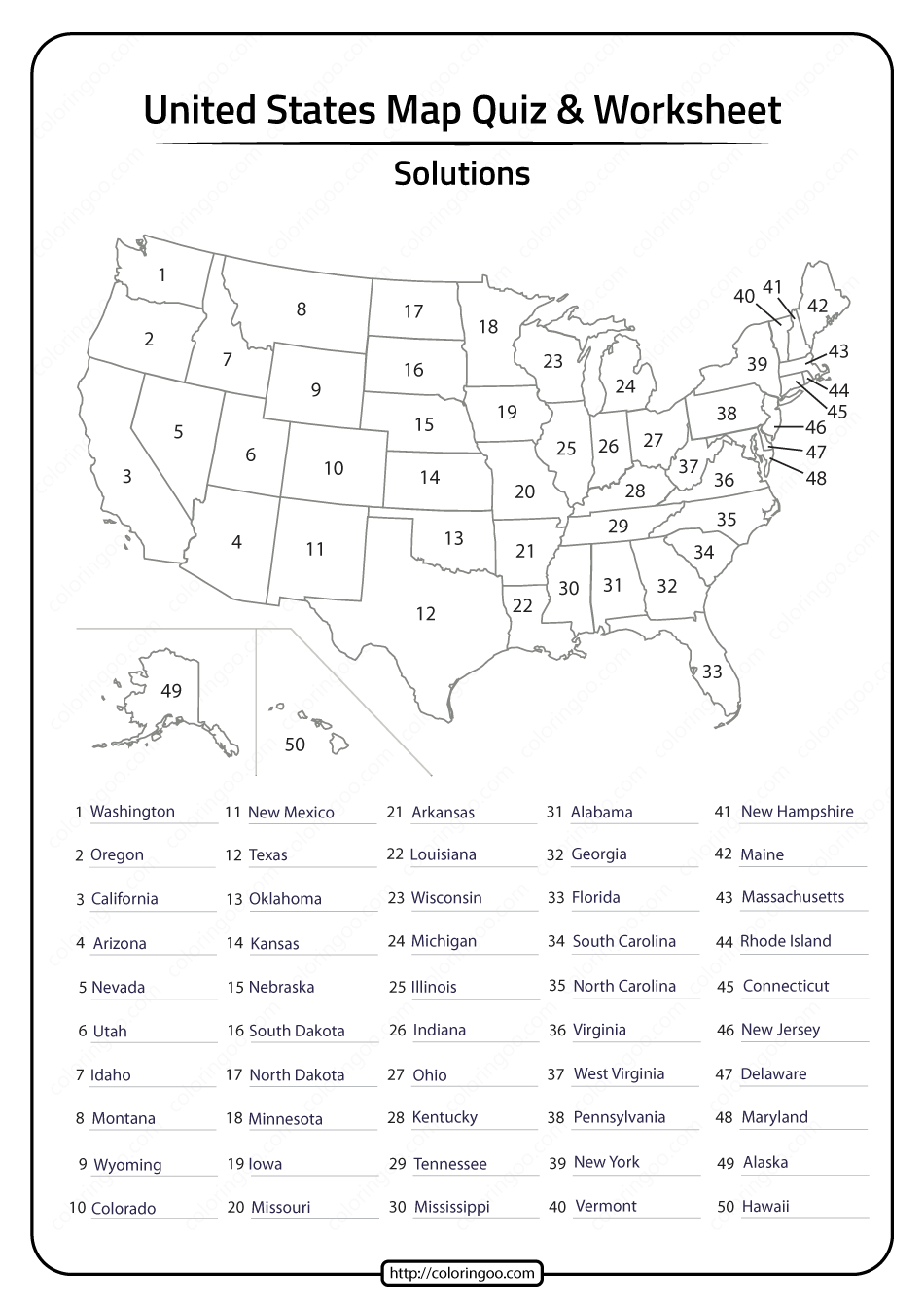 Results For 50 States Worksheet Worksheets Library Worksheets Library