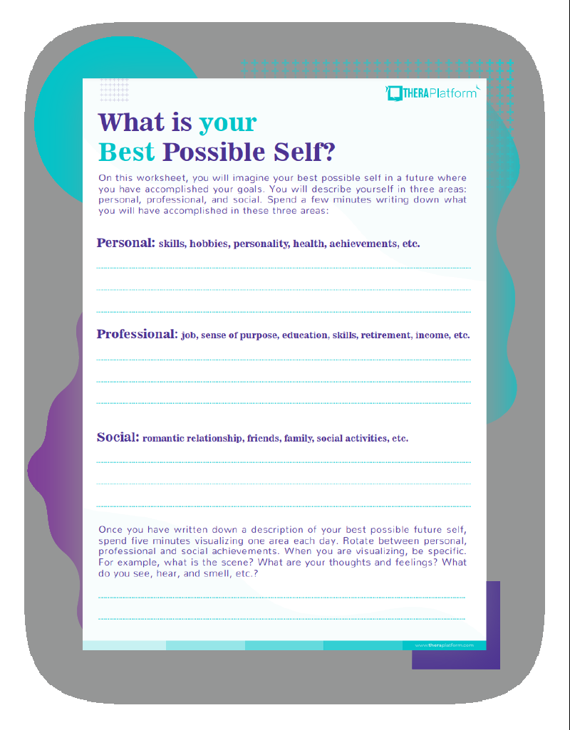 Self Esteem Worksheets TheraPlatform Resources Self Esteem Worksheets TheraPlatform Resources