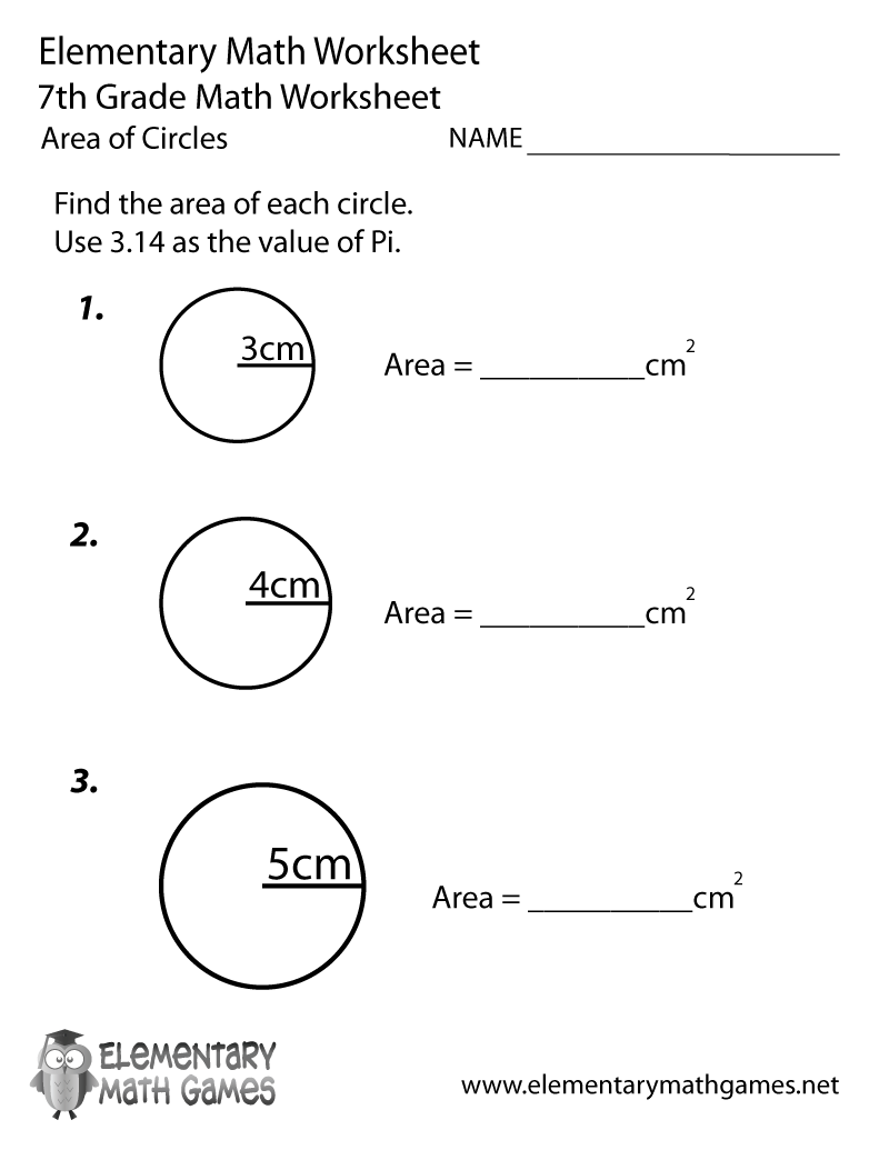 Circle Facts Area Circumference Diameter Radius