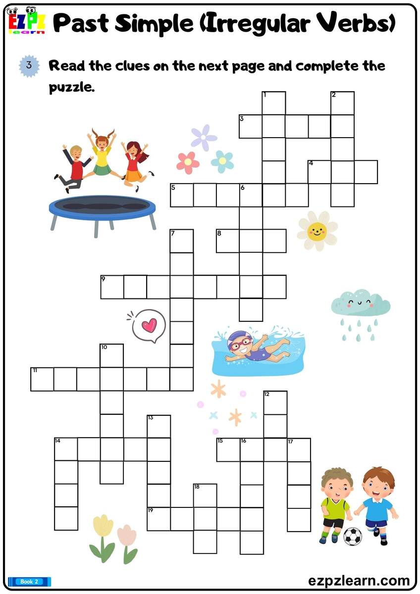 Past Tense Of Irregular Verbs Activities Worksheets For Grade 1 Made By Teachers