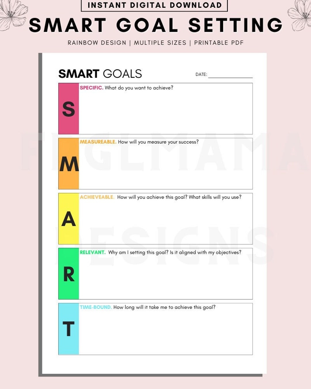 Weight Loss Goal Setting Worksheet