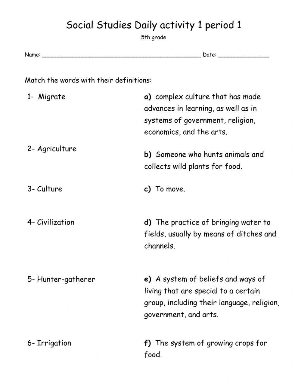 Social Studies Online Exercise For Grade 5 Worksheets Library Social Studies Online Exercise For Grade 5 Worksheets Library