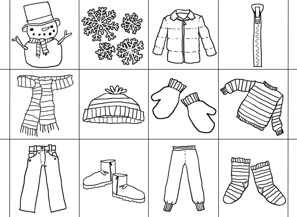 The Jacket I Wear In The Snow ARTiculation360 Preschool Winter Clothes Theme Pre K Printable Fun