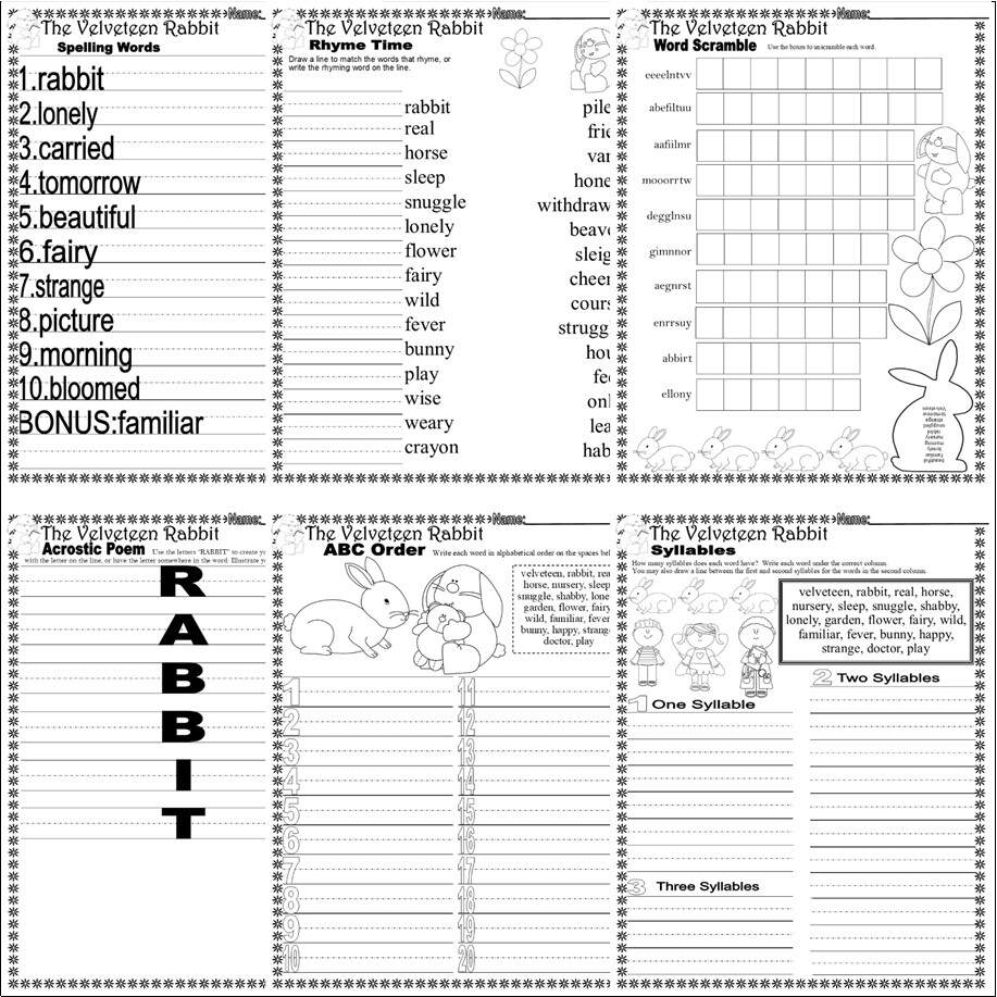 The Velveteen Rabbit Read Aloud Book Companion Reading Comprehension Worksheets Made By Teachers The Velveteen Rabbit Read Aloud Book Companion Reading Comprehension Worksheets Made By Teachers