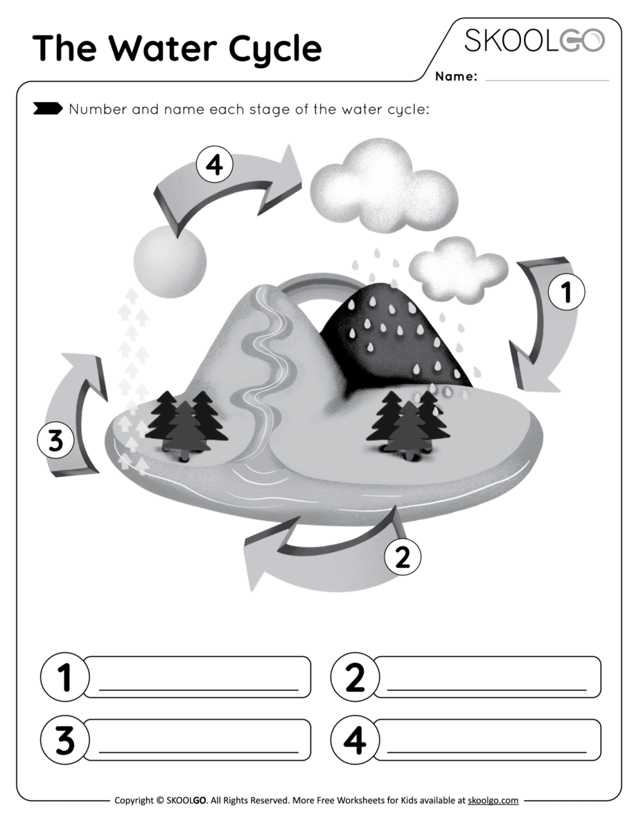 The Water Cycle Free Worksheet SKOOLGO Worksheets Library The Water Cycle Free Worksheet SKOOLGO Worksheets Library