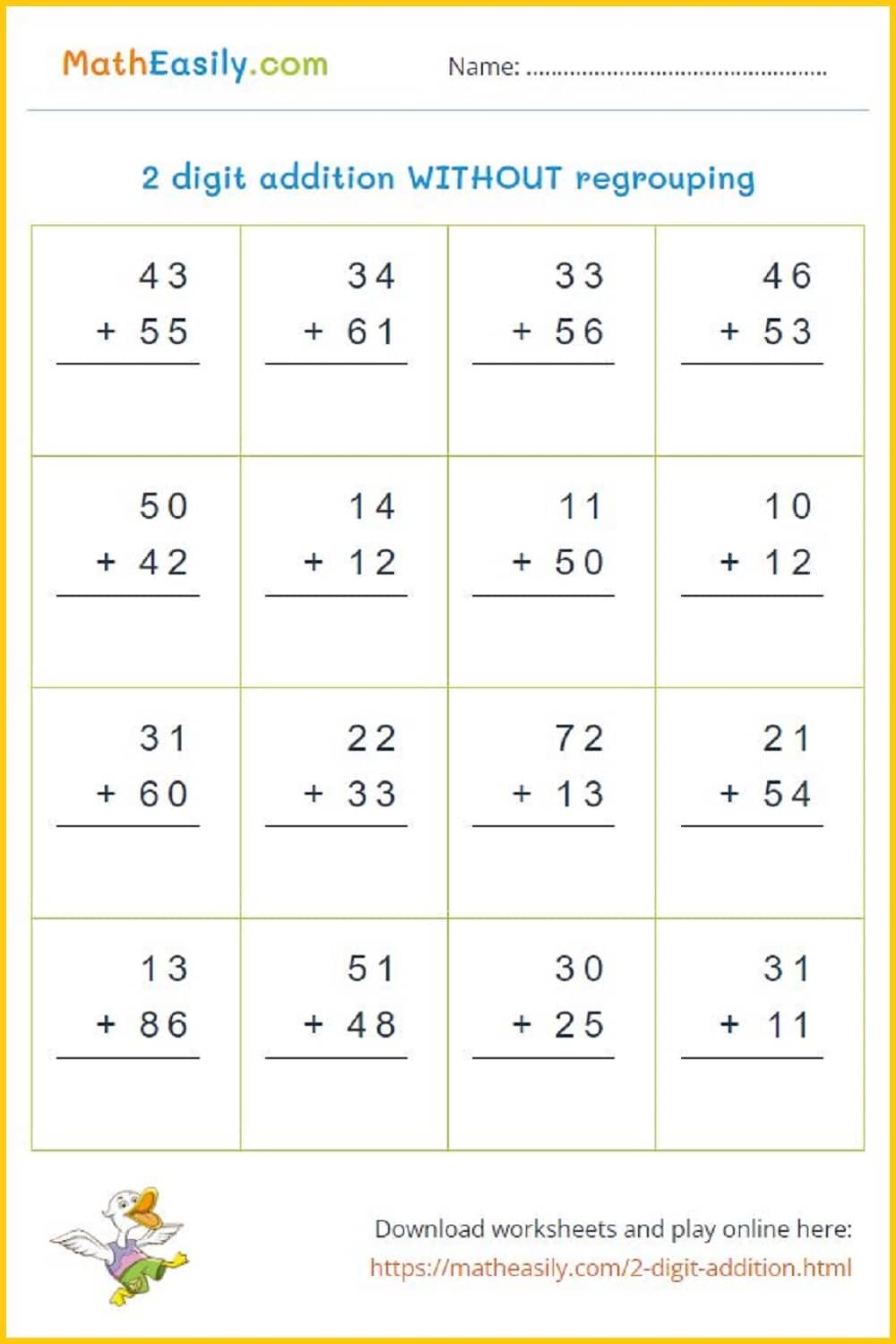 Free 3rd Grade Math Worksheets To Customize Canva