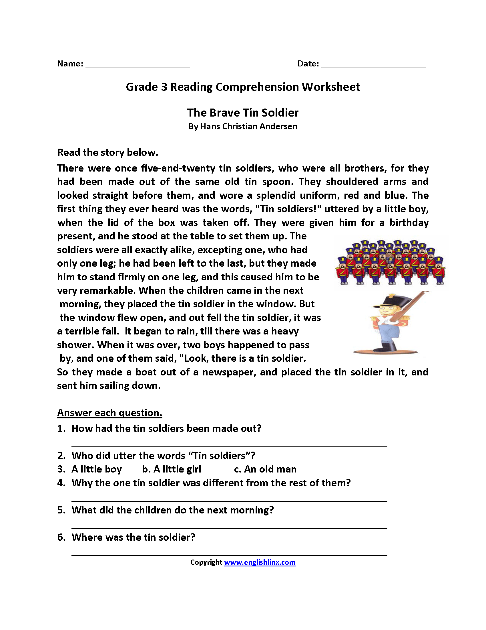 Firefighter Reading Comprehension Worksheet Free
