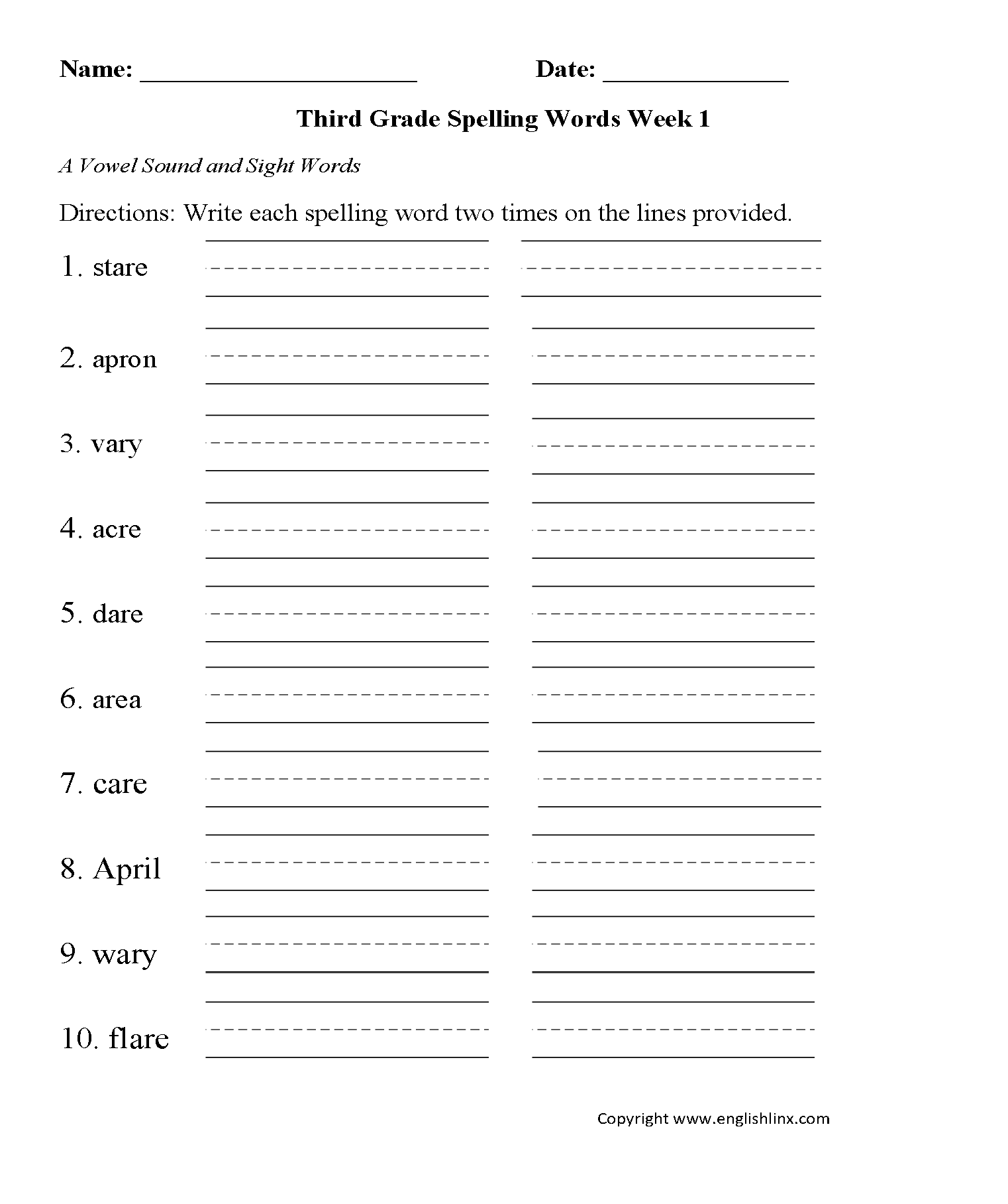 Third Grade Reading Worksheets Improve Fluency Vocabulary