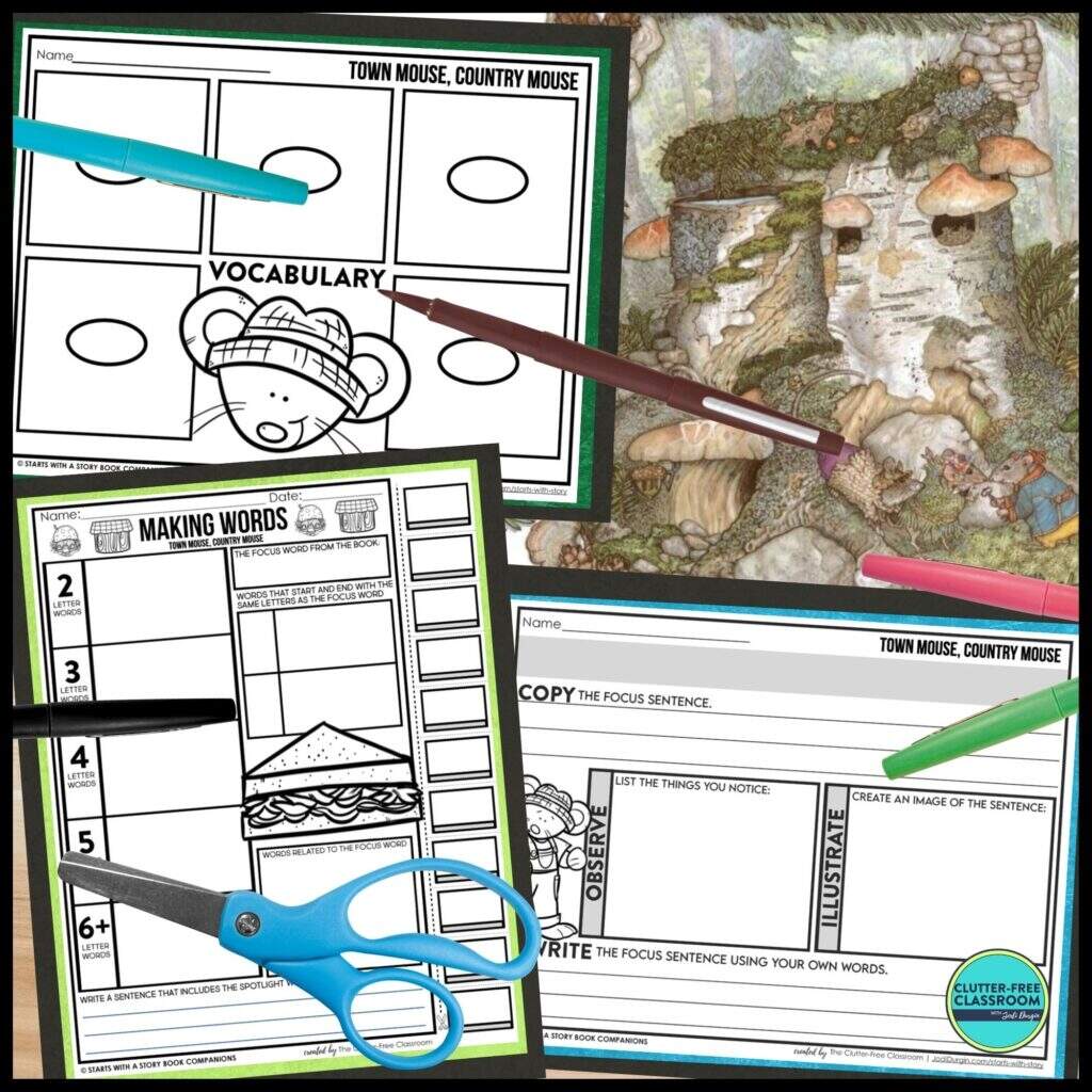 Town Mouse Country Mouse Activities And Lesson Plans For 2026 Teaching With Jodi Durgin And Company