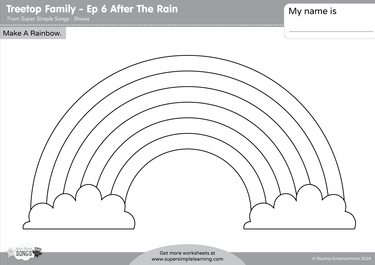 Rainbow Find And Color The Number Worksheets