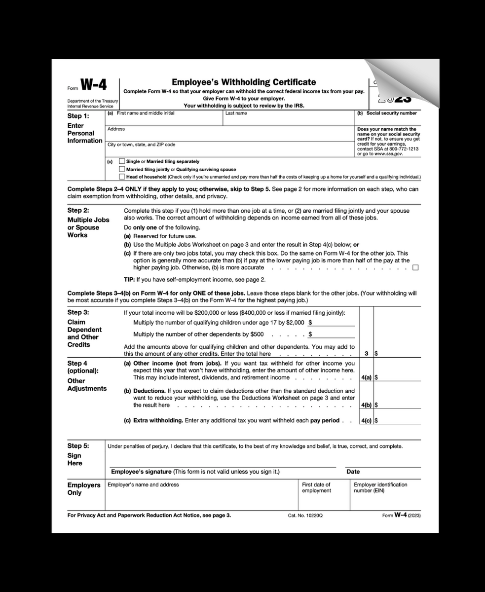 Useful IRS Forms W 4 Form Step By Step Guide For Your Withholding Right In 2026