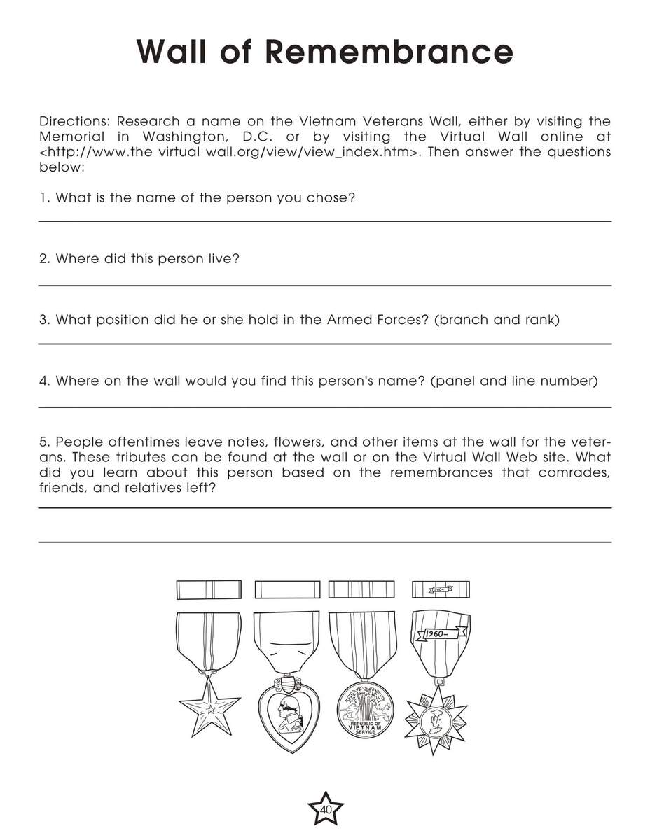 Wall Of Remembrance Activity Worksheet Free Printable Worksheets Wall Of Remembrance Activity Worksheet Free Printable Worksheets