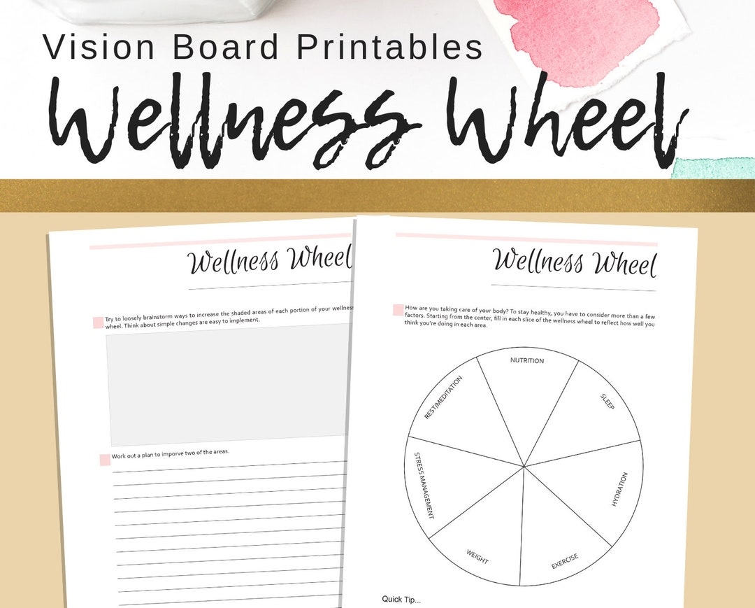 Wellness Wheel Goal Setting Printables Personal Development Printable Life Goals Planner Health Worksheet Healthy Life Etsy Wellness Wheel Coloring Sheet Anchor International