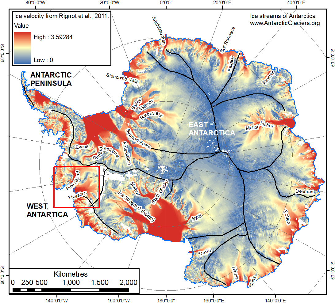 What Is The Ice Volume Of Thwaites Glacier AntarcticGlaciers